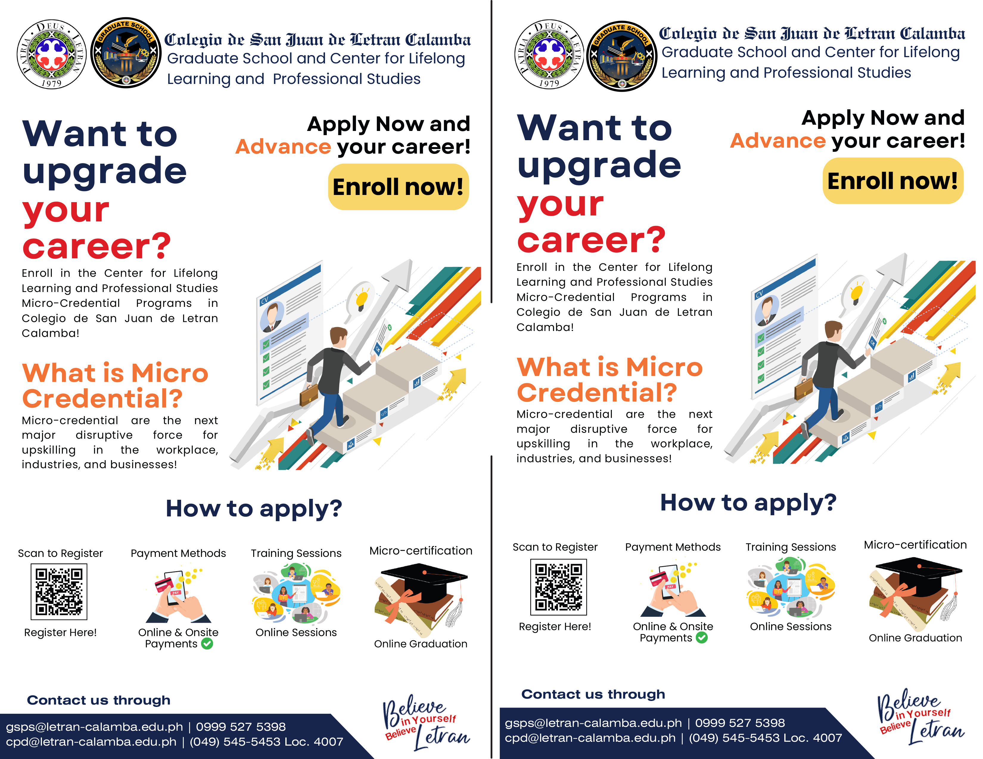 Letran Calamba Micro Credentials, Letran Calamba Inquiry
